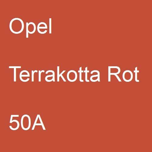 Opel, Terrakotta Rot, 50A.